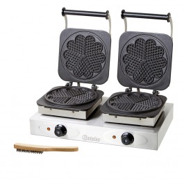 Waffeleisen doppelt, Herzform von Bartscher