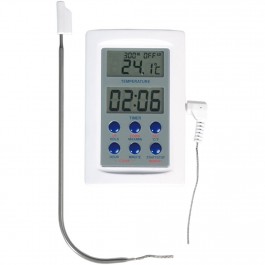 Digital-Thermometer, mit separatem Tauch- / Einstechfühler, Temperaturbereich -50 °C bis 300 °C von Stalgast