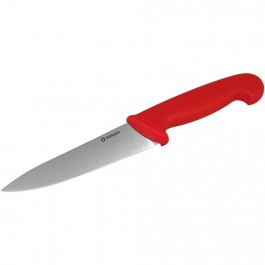 Stalgast Küchenmesser, HACCP, Griff rot, Edelstahlklinge 16 cm von Stalgast