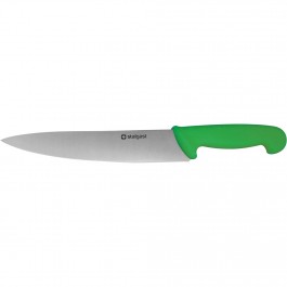 Stalgast Küchenmesser, HACCP, Griff grün, Edelstahlklinge 22 cm von Stalgast