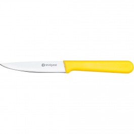 Stalgast Schälmesser, HACCP, Griff gelb, Edelstahlklinge 9 cm von Stalgast