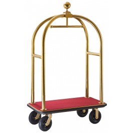 Hotelgepäckwagen, goldfarben 