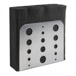 Serviettenhalter 15 x 4,5 cm, H: 12,5 cm