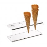 Eiswaffel-Ständer 24,5 x 9,5 cm, H: 9 cm