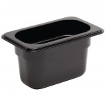 Vogue GN-Behälter GN1/9 schwarz 150mm