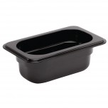Vogue GN-Behälter GN1/9 schwarz 65mm