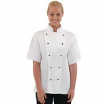 Whites Chicago Kochjacke kurzärmelig weiß M