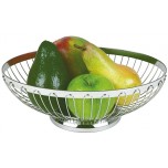 Brot- und Obstkorb, oval 28 x 21 cm, H: 9,5 cm