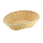 Brot- und Obstkorb, oval 18 x 12 cm, H: 7 cm