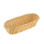 Brot- und Obstkorb, oval 21 x 10 cm, H: 6 cm