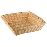 Brot- und Obstkorb,quadratisch 24 x 24 cm, H: 6 cm