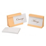 Kartenhalter, 2er Set 9 x 3,5 cm, H: 6,5 cm