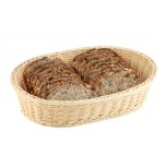 Tisch- und Buffetkorb, oval 37 x 27,5 cm, H: 9 cm