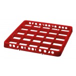 Spülkorbteiler, 25 Fächer, rot