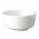 Float melamine runde Schüssel weiß 5,5cm