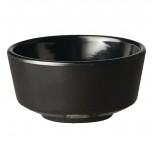Float melamine runde Schüssel schwarz 5,5cm