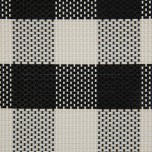 Tischset -schwarz/weiß kariert 45 x 33 cm