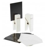Kartenhalter, 2er Set 4 x 2,5 cm, H: 10 cm