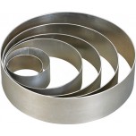 Dessert- und Tortenring Ø 24 cm, H: 6 cm