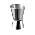 Cocktail-Doppelmaß Ø 4,5 / 4 cm H: 7 cm