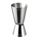Cocktail-Doppelmaß Ø 4 / 3,5 cm, H: 8,5 cm