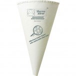thermohauser Spritzbeutel SILVER, aus beschichteter Baumwolle, weiß, Länge 60 cm