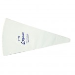 thermohauser Spritzbeutel EXPORT, aus beschichteter Baumwolle, weiß, Länge 55 cm