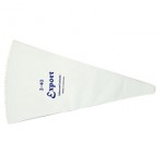 thermohauser Spritzbeutel EXPORT, aus beschichteter Baumwolle, weiß, Länge 60 cm