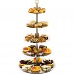 Spiegel-Etagere, 4-stufig, Höhe 60 cm