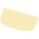 Teigschaber, beige, 12 x 8 cm (BxT)