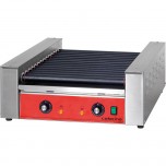 Hot-Dog-Grill CATERINA, 7 antihaftbeschichtete Rollen, 552 x 365 x 220 mm (BxTxH)