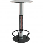 Elektrischer Tischheizstrahler, Ø 600 mm, Höhe 1100 mm