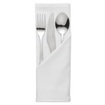 Palmar Servietten aus Polyester 55cm weiß