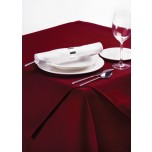 Palmar Tischläufer aus Polyester quadratisch 90cm bordeaux