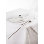 Palmar Tischläufer aus Polyester quadratisch 90cm weiß