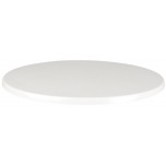 Werzalit runde Tischplatte weiß 70cm