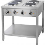 Elektroherd Serie 700 - 4 Platten à 2,6 kW, 800 x 700 x 850 mm (BxTxH)