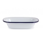 Olympia Enamel Rechteckige Speisenschale 18 x 13,5cm