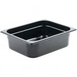 Gastronormbehälter NEW MODEL Polycarbonat schwarz, GN 1/2 (100 mm)