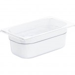 Gastronormbehälter NEW MODEL Polycarbonat weiß, GN 1/4 (150 mm)