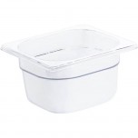 Gastronormbehälter NEW MODEL Polycarbonat weiß, GN 1/6 (100 mm)