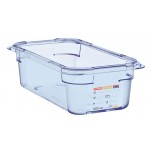 Araven GN1/4 ABS Lebensmittelbehälter blau 100mm