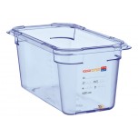 Araven GN1/4 ABS Lebensmittelbehälter blau 150mm