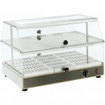 Warmhaltevitrine, für 2 x GN 1/1, Abmessung 590 x 350 x 390 mm (BxTxH)