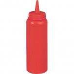 Quetschflasche rot, 0,35 Liter