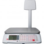 Verkaufswaage mit Display auf Kundenseite, Kapazität 15 kg, Teilung 5 g, Abmessung 351 x 391 x 424 mm (BxTxH)