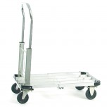 Thermobox-Transportwagen aus Aluminium, Traglast 150 kg, 420 x 725 x 800 mm (BxTxH)