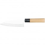 Japanisches Santoku-Messer, Edelstahlklinge 165 mm