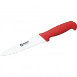 Stalgast Küchenmesser, HACCP, Griff rot, Stahlklinge 20 cm