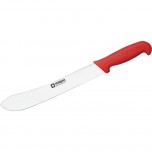 Stalgast Blockmesser, HACCP, Griff rot, Stahlklinge 26,5 cm